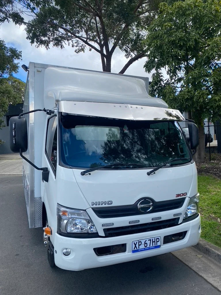 Hino Stainless Steel Sunvisor - Suits 300 series models