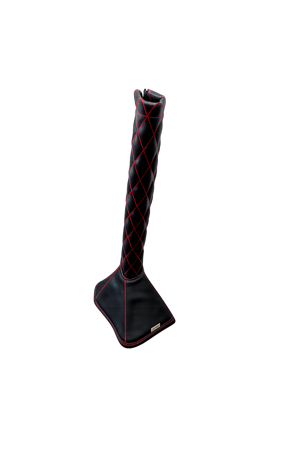 Limited Edition Gear Shifter Boot - Black with Red Stitching