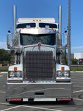 Kenworth Stainless Sunvisor - 12" Boltless to suit T-Series
