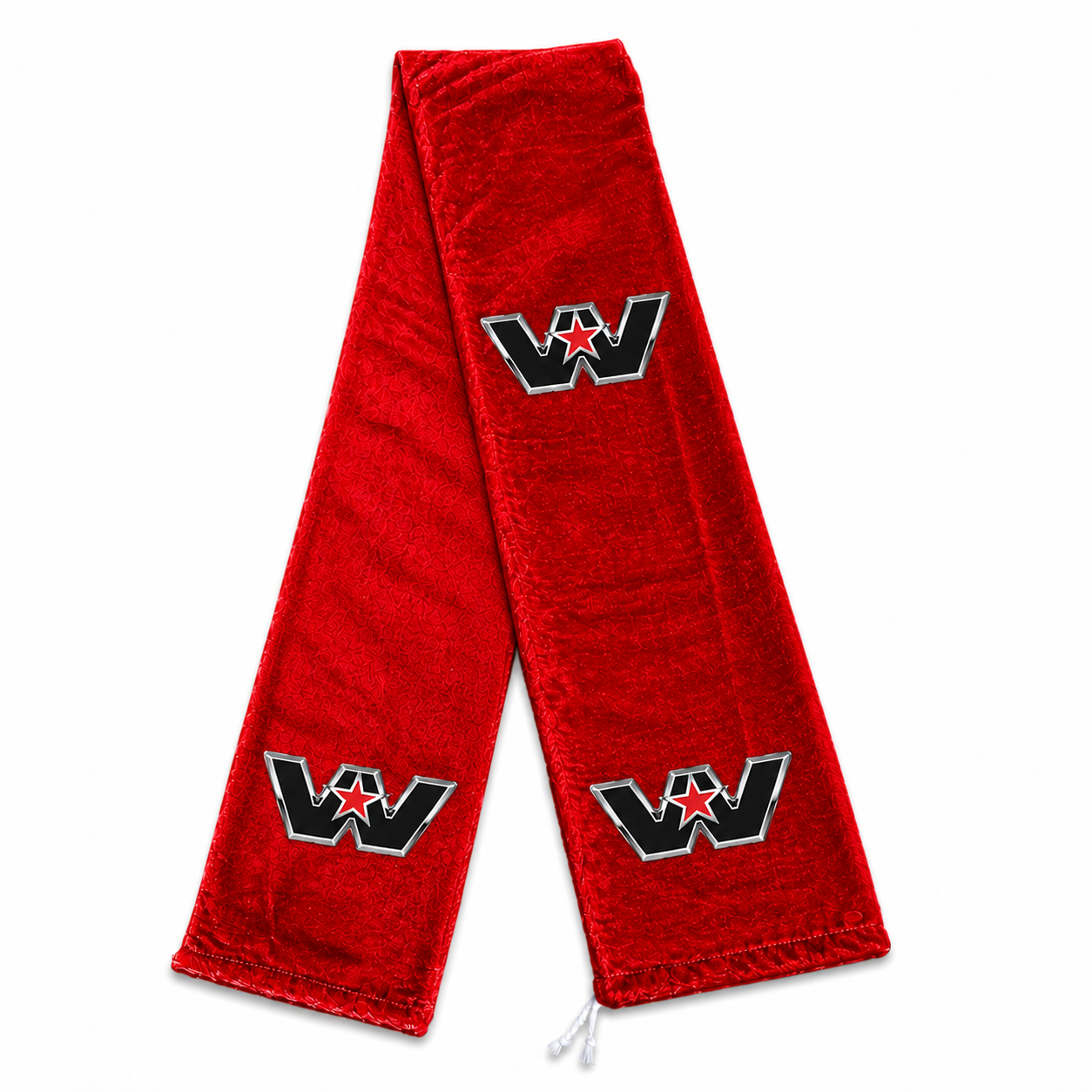 Designer Red Suzi Sock with Western Star Logo