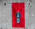 Red Kenworth Door Hang with Black Traditional Logo