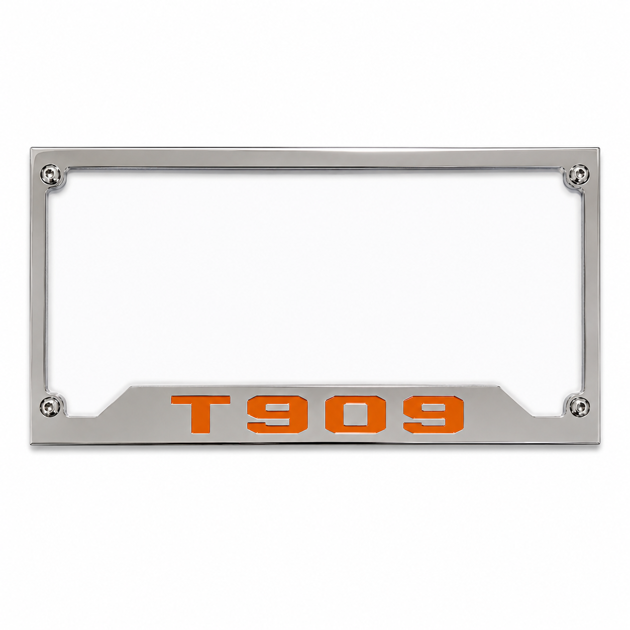 'T909' Stainless Steel Number Plate Surrounds (pair)