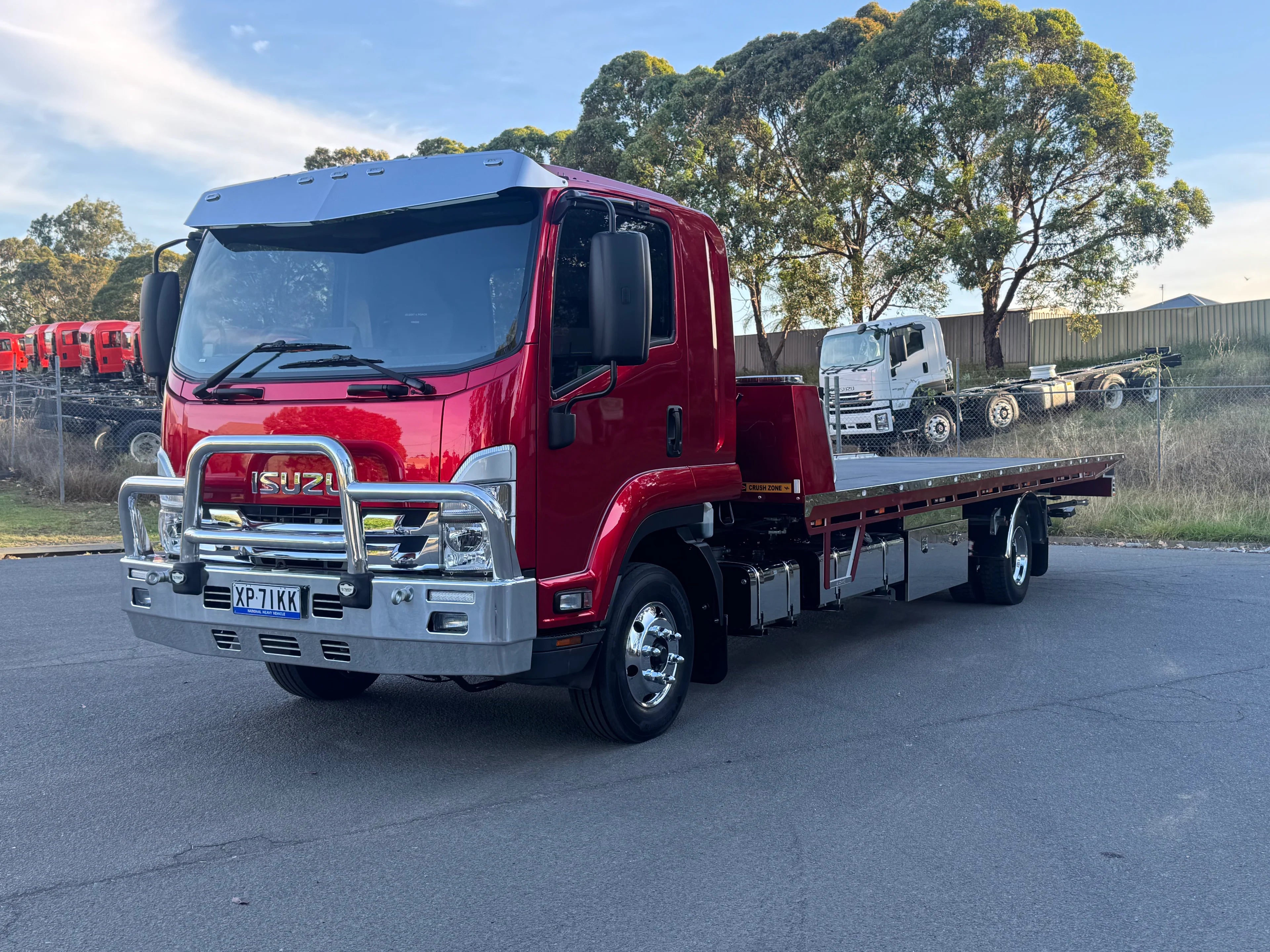 Isuzu Stainless Steel Sunvisor - Suits F Series