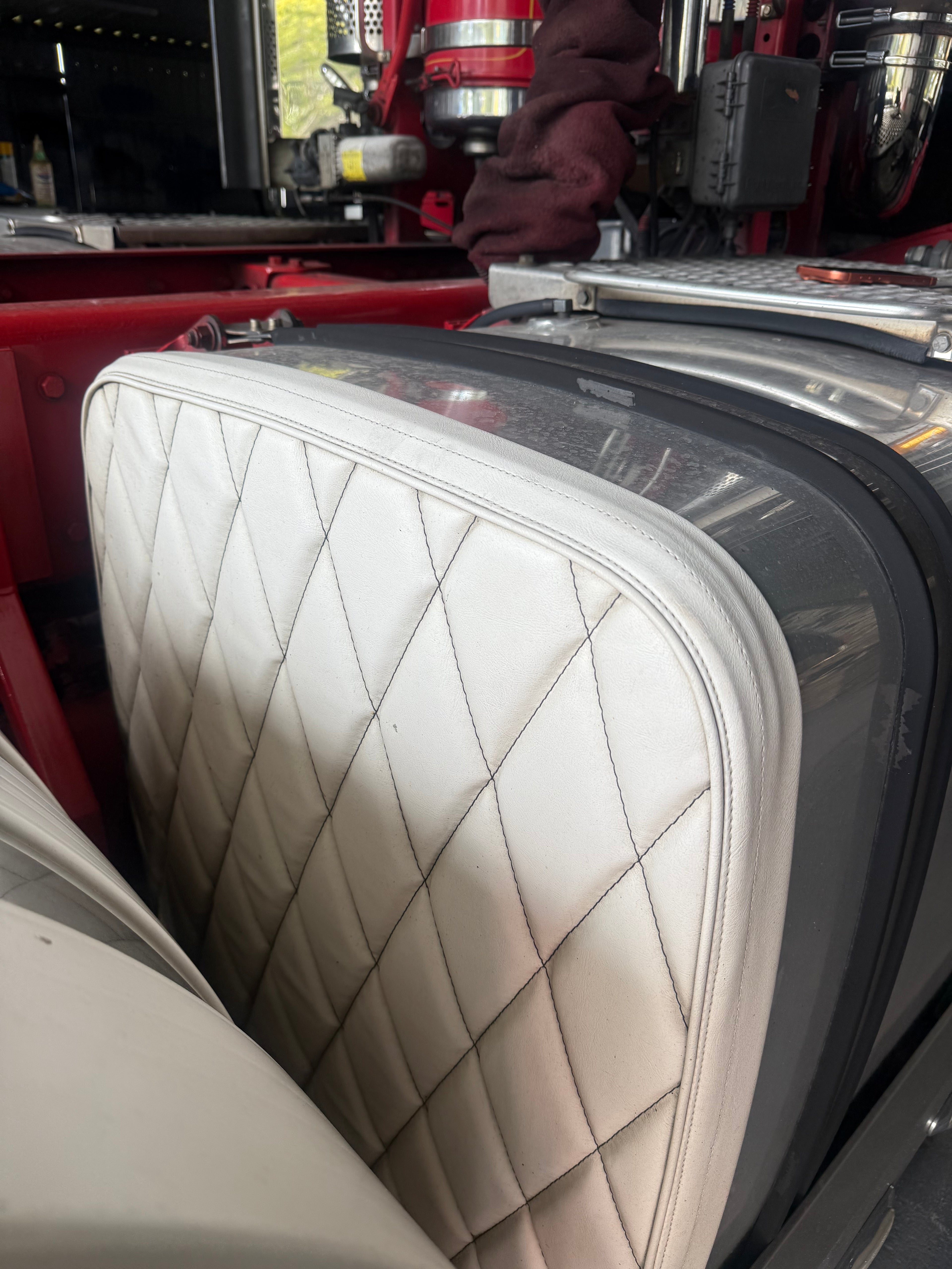 Diamond Stitched Tank Cover Ends - Square Tank