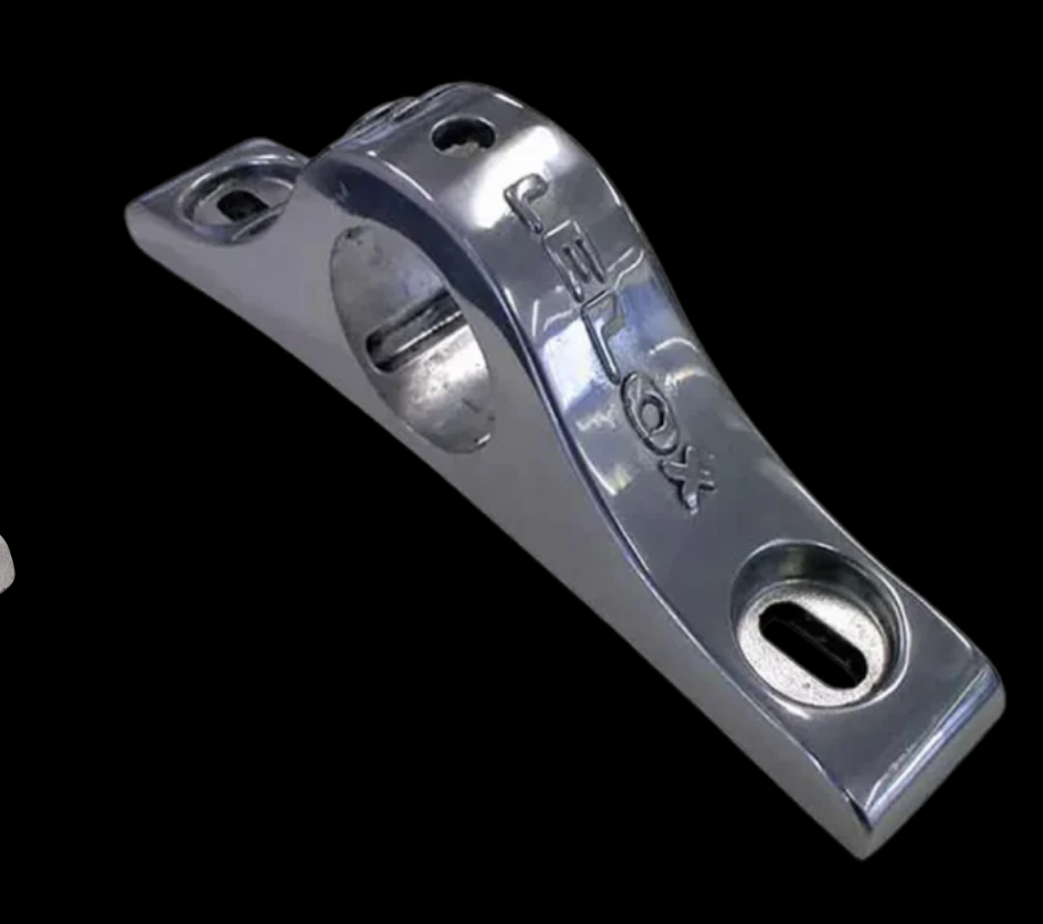 Lelox - Metal Mounting Bracket For Metal Guards OPEN – POLISHED