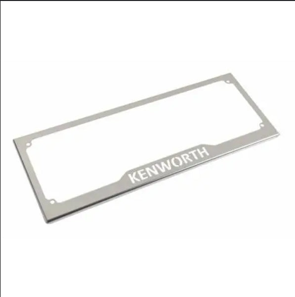 Stainless Steel Kenworth Number Plate Surround