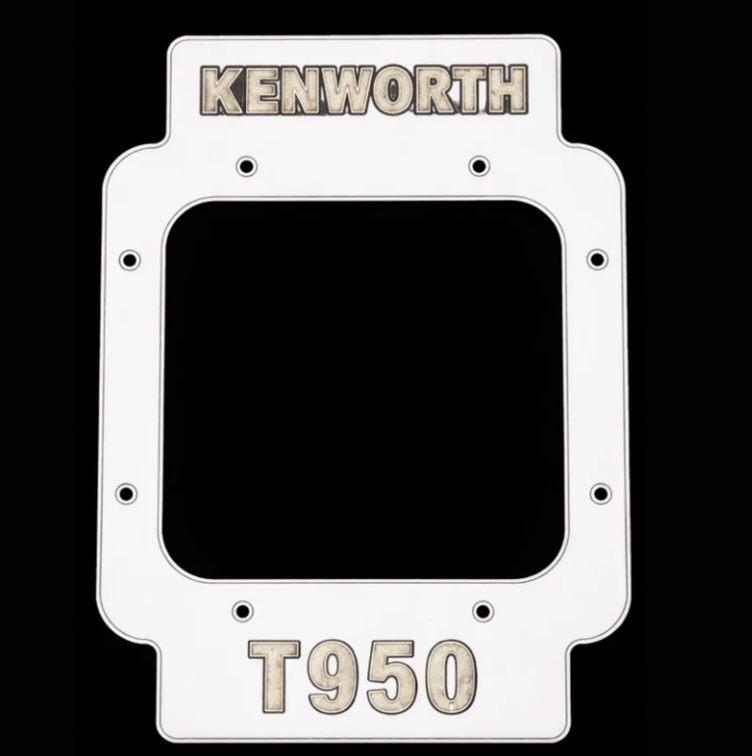 Stainless Steel Kenworth T950 GearShift Base Surround