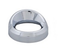 Kenworth Small Gauge Cover - Chrome with Visor