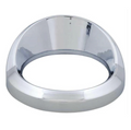 Kenworth Pyrometer Cover - Chrome with Visor
