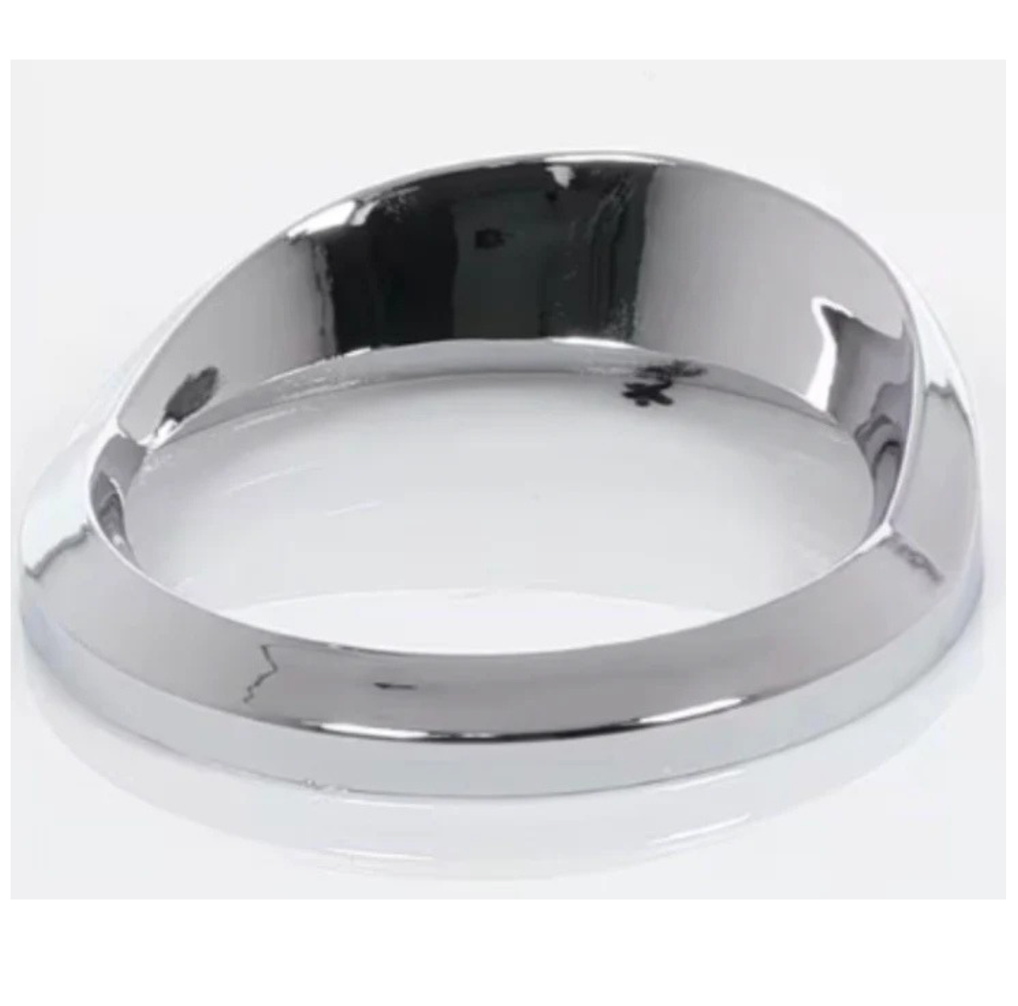 Western Star Small Gauge Cover - Chrome with Visor