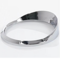 Western Star Speedo/Tacho Gauge Cover - Chrome with Visor
