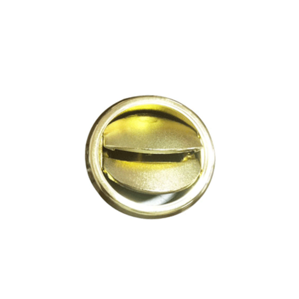 Round Kenworth Air Con Vent - Gold