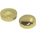 14mm Gold Screw Cover - Domed (10pk)