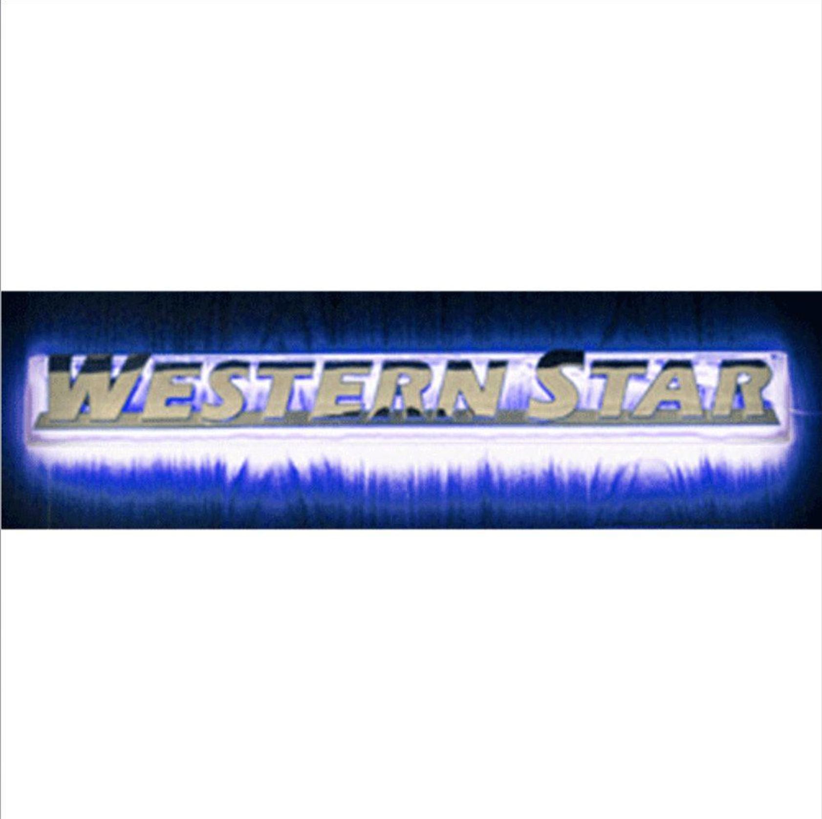 Side Western Star Backlight - Blue LED