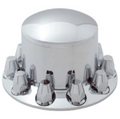 Dome Rear Axle Cover with 10 Push On Nut Covers