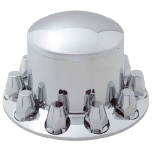 Dome Rear Axle Cover with 10 Push On Nut Covers