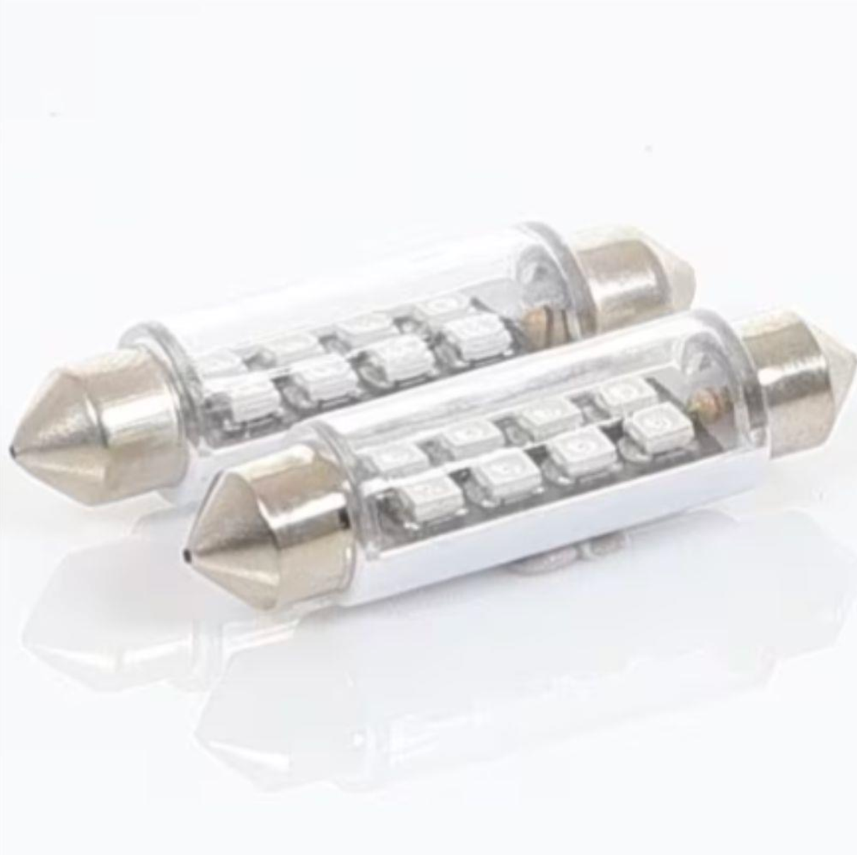 Festoon LED Bulb - Amber LED (pair)