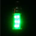 Festoon LED Bulb - Green LED (pair)