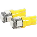 T10 LED Bulb - Amber LED (pair)