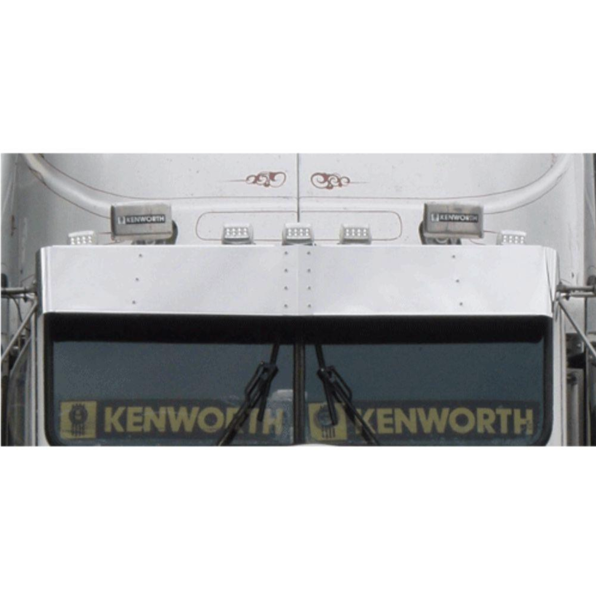 Kenworth Stainless Sunvisor - 11" to suit T400/C509/T600/650/658/659/900/950