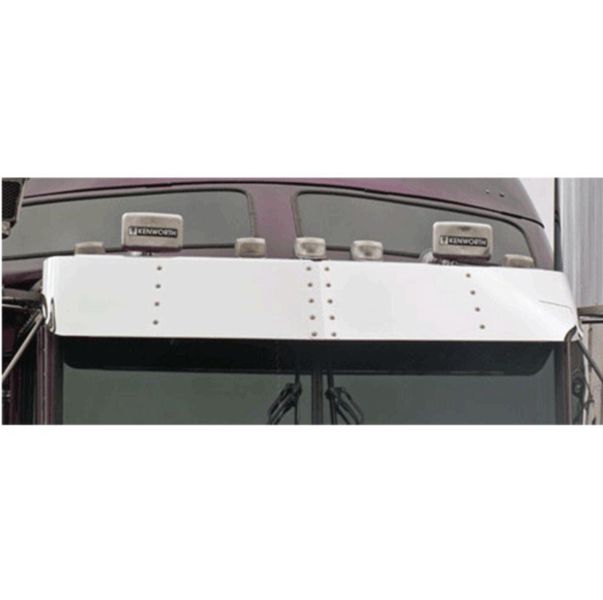 Kenworth Stainless Sunvisor - 13" to suit T400/C509/T600/650/658/659/900/950