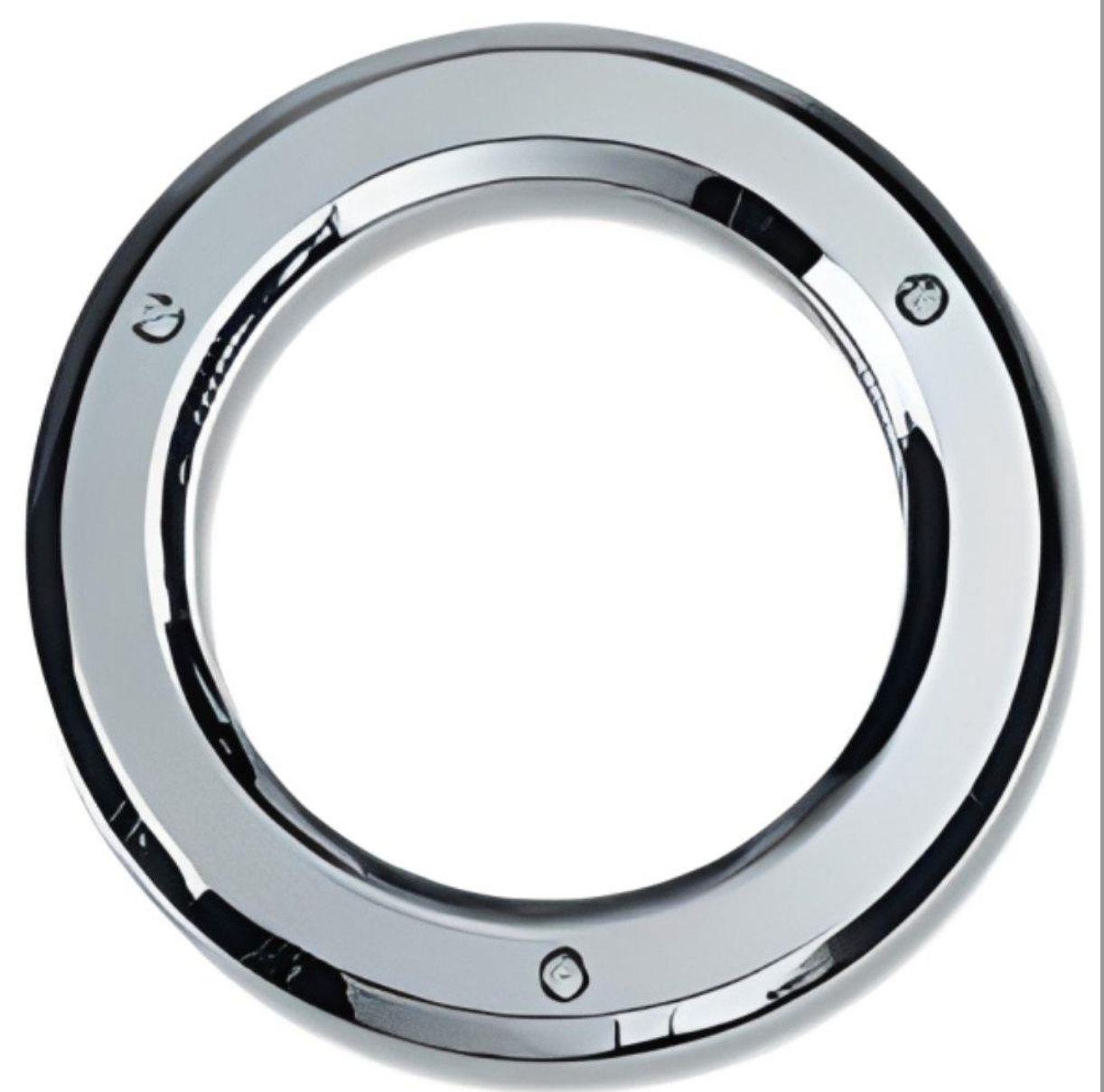 4" Chrome Bezel with No Visor