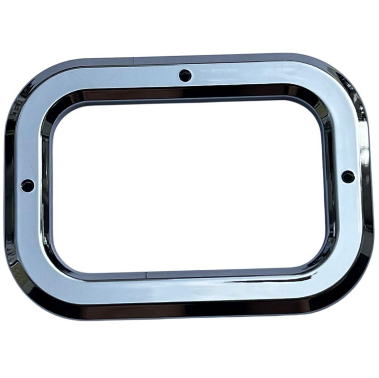 Rectangle Chrome Bezel with No Visor