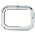 Rectangle Chrome Bezel with Visor