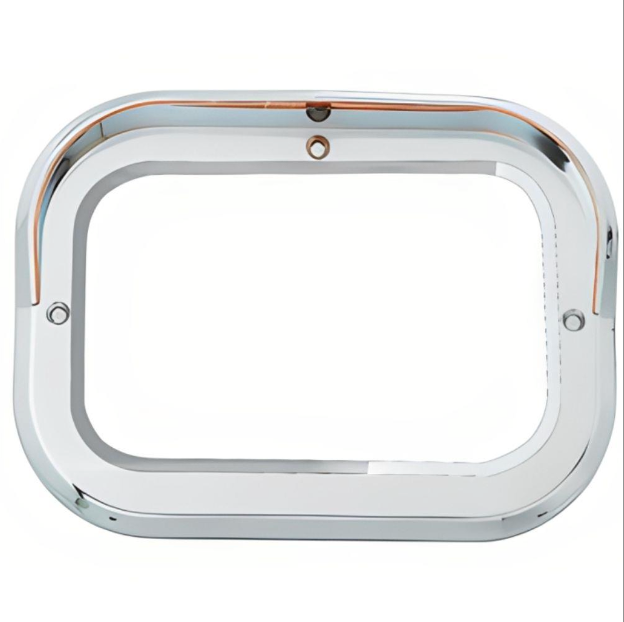 Rectangle Chrome Bezel with Visor