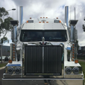 Western Star Stainless Sunvisor - 13" to suit Stratosphere Cab