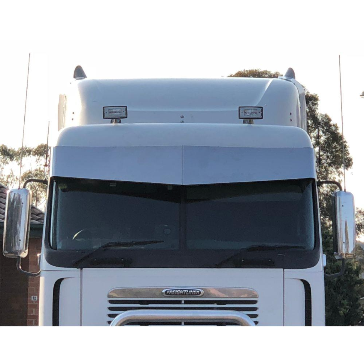 Freightliner Stainless Sunvisor - 15" Boltless Design to suit Argosy