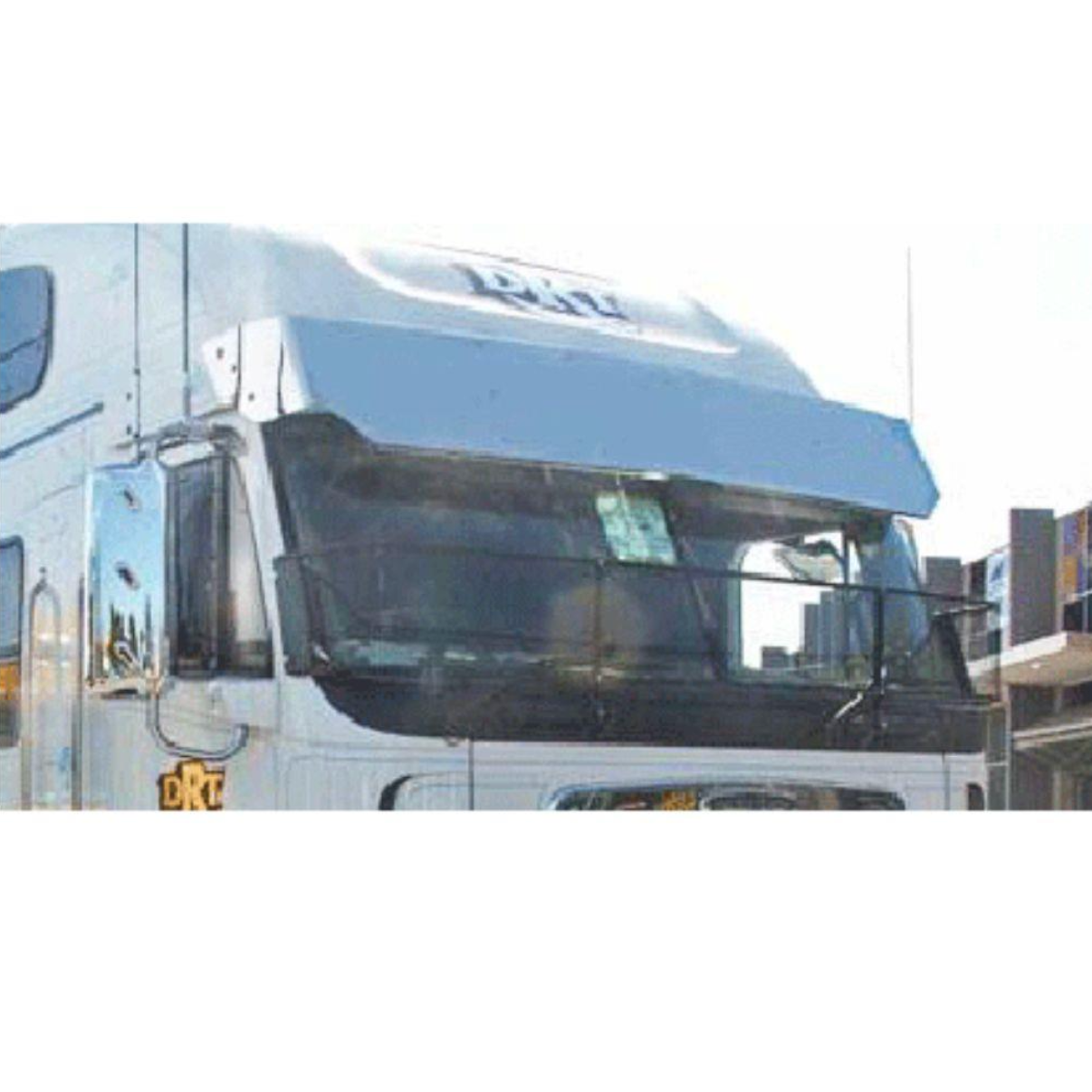 Freightliner Stainless Sunvisor - 15" Design to suit Argosy