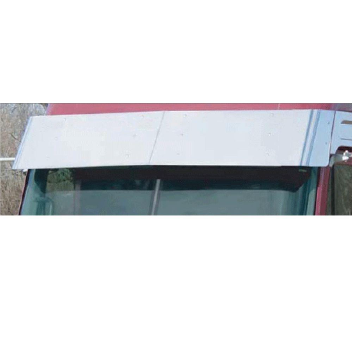 Freightliner Stainless Sunvisor - 15" Design to suit Columbia, Century and Day Cab Coronado