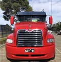 Mack Stainless Sunvisor - 13" Design to suit bonneted CH models and daycab Anthem