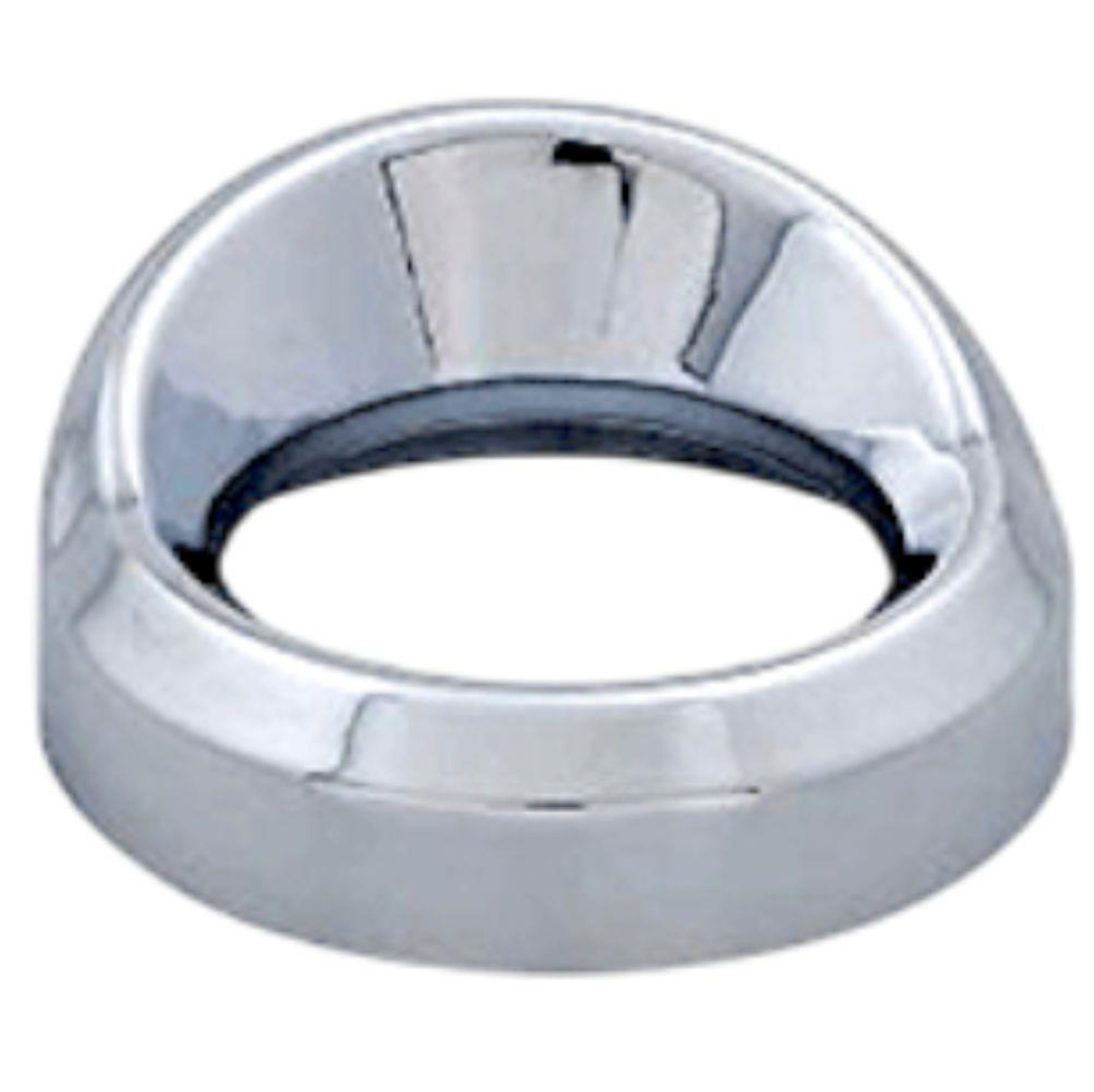 Freightliner Small Gauge Cover - Chrome with Visor
