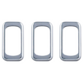 Freightliner Rocker Switch Cover - Chrome (3 pack)