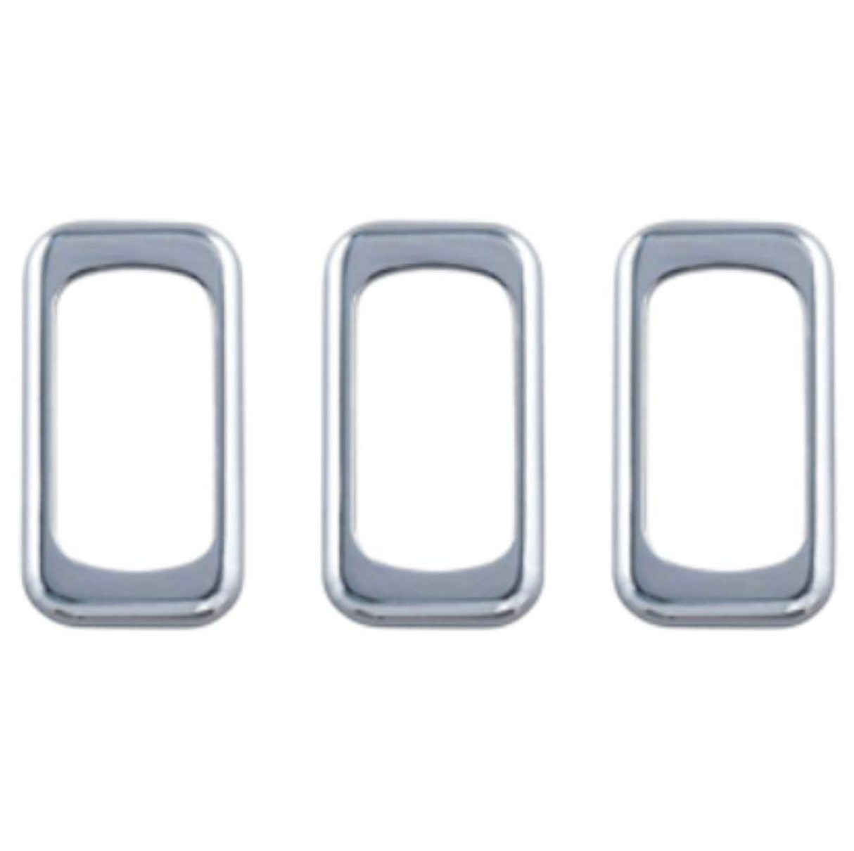 Freightliner Rocker Switch Cover - Chrome (3 pack)