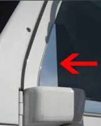 Argosy Corner Door Trim Stainless Plate (pair)
