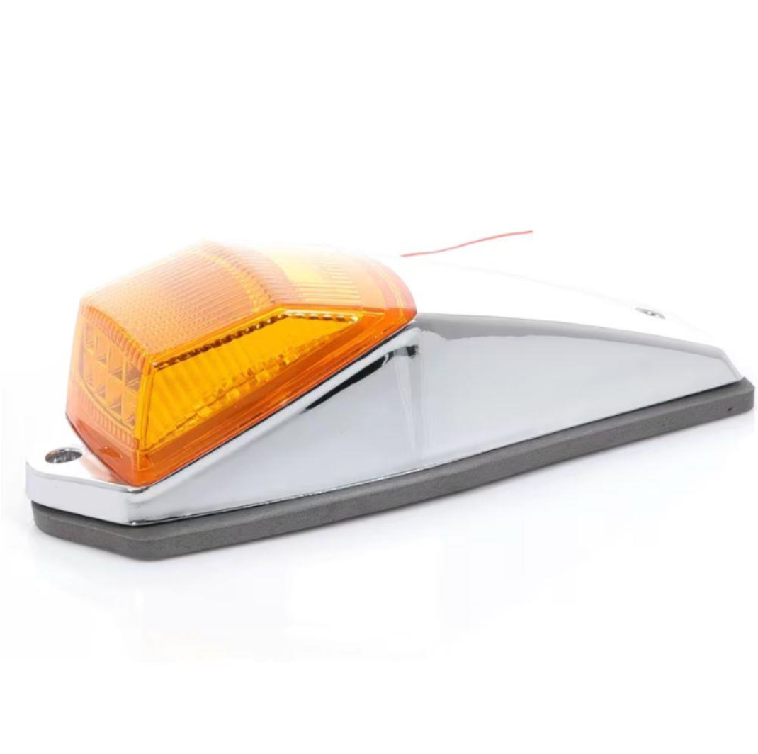 Square Cab Roof Lights - Amber Lens / Amber LED