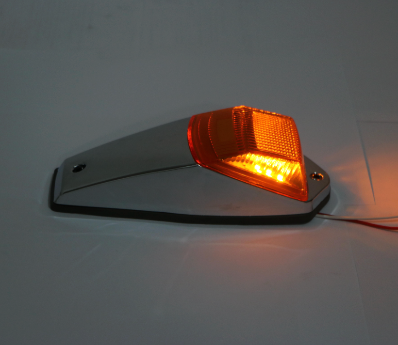 Square Cab Roof Lights - Amber Lens / Amber LED