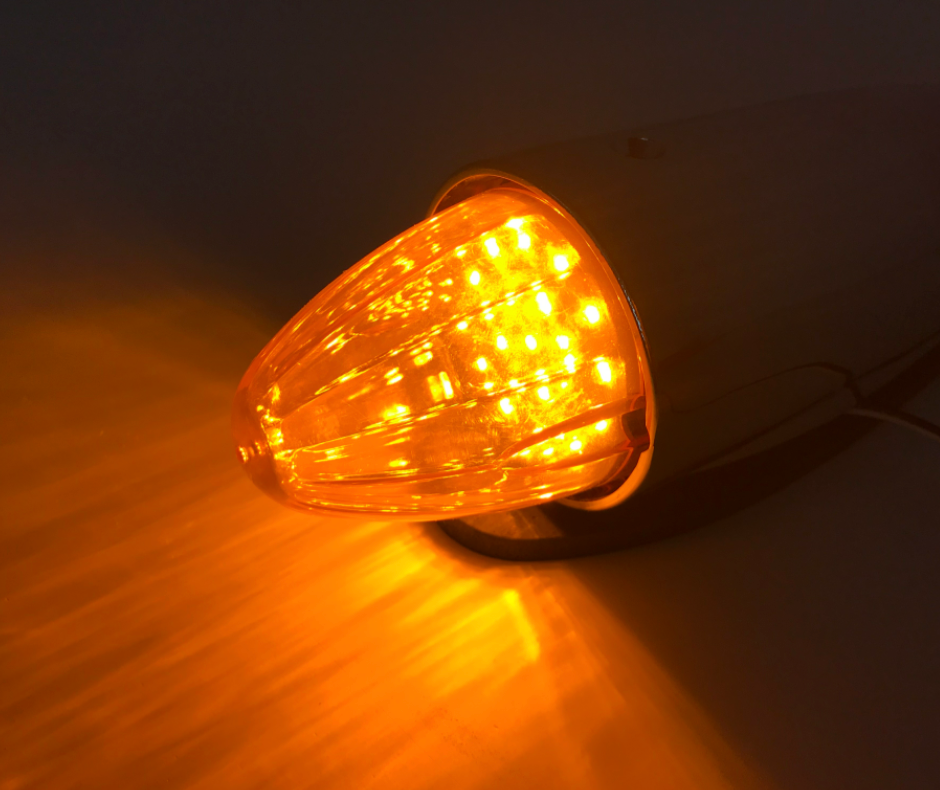 Torpedo Roof Lights - Amber Lens / Amber LED