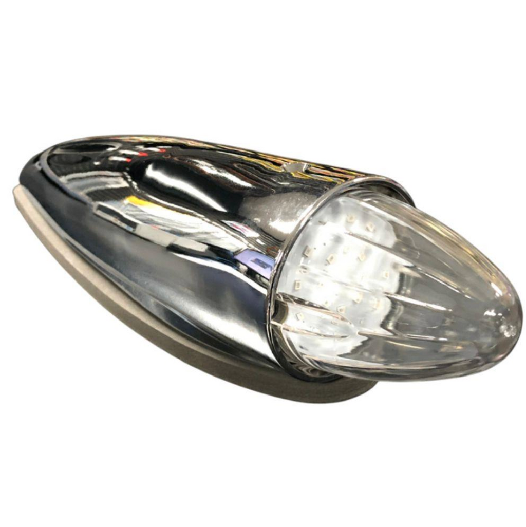 Torpedo Roof Lights - Clear Lens / Amber LED