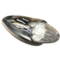 Torpedo Roof Lights - Clear Lens / Amber LED