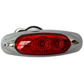 Red 3 LED Style Marker Light