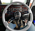 4 Spoke Steering Wheel with Grey Style