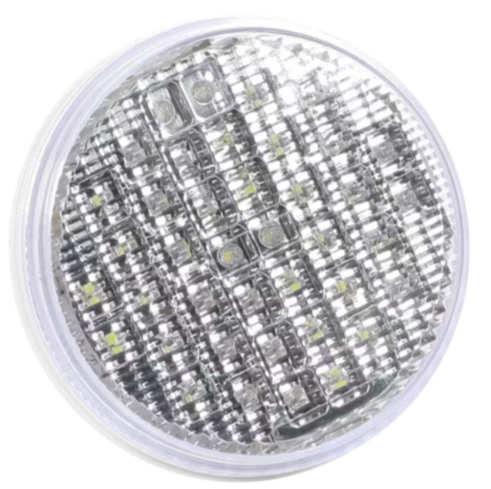 4" Round LED - White LED
