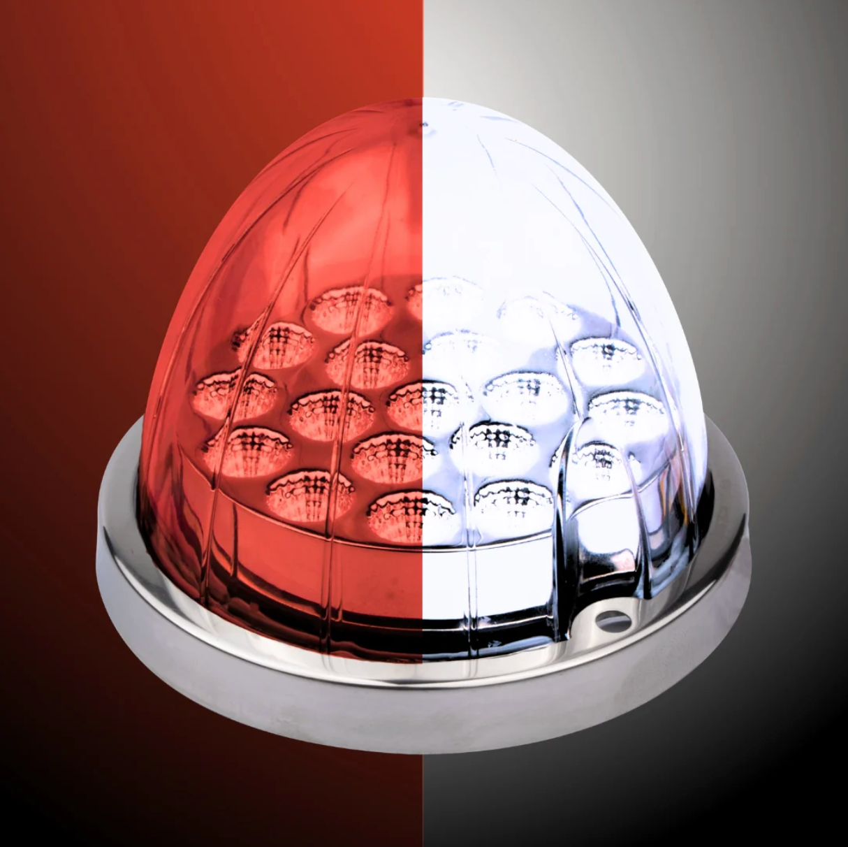 True Blue Outback Series : Clear Lens with Red & White LED