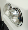 Stainless Steel Headlight Visor (each)