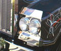 Kenworth Stainless Steel Headlight Backings Long No Cut Out (Pair)