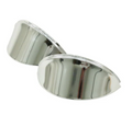 Drop Stainless Steel Headlight Visor (pair)